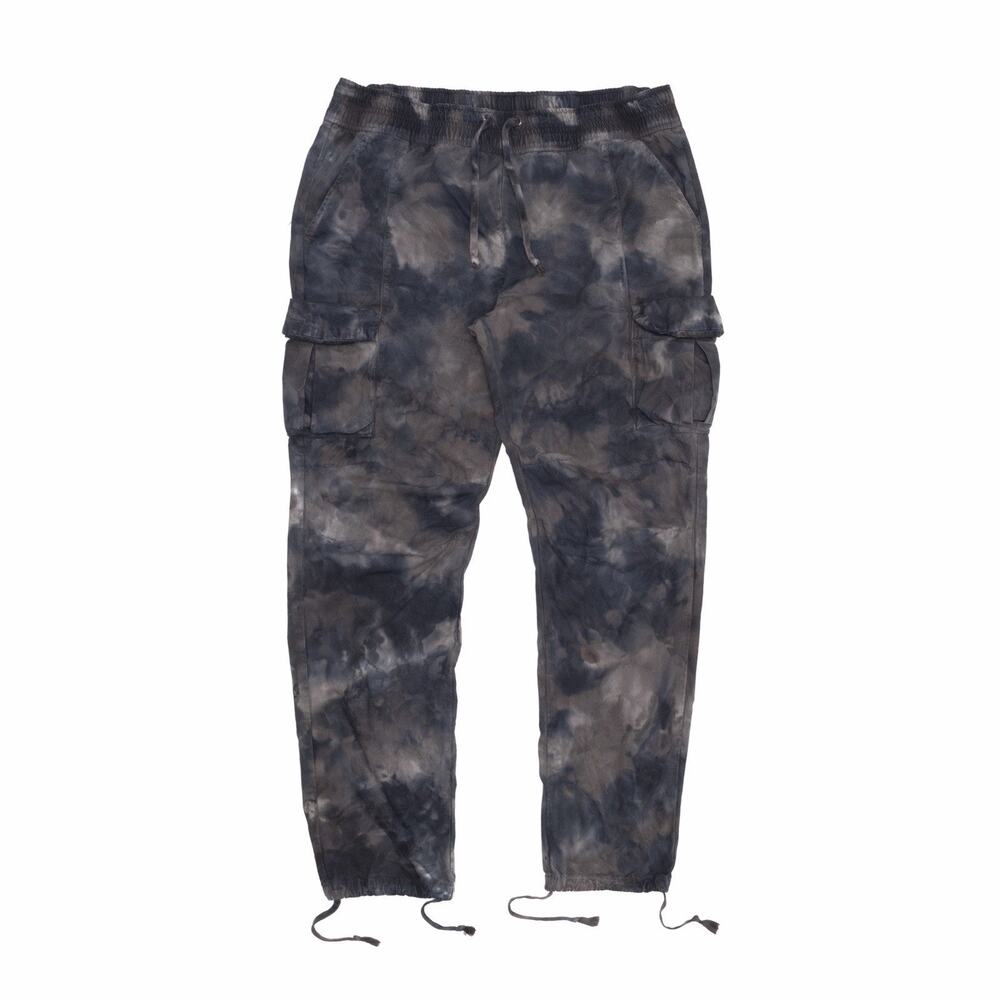 $395 John Elliott Camo Tie-Dye Cargo Pants Made in Japan Size 4 XL